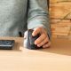 6. Ergonomiczna mysz R-Go Pele HE lewa Bluetooth sidabrina