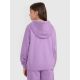 4. Bluza dresowa nierozpinana z kapturem dziewczęca 4F 4FJRAW25TSWSF2467-51S