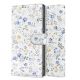 2. Etui Tech-Protect Wallet na Samsung Galaxy A57 5G - kolorowe kwiaty