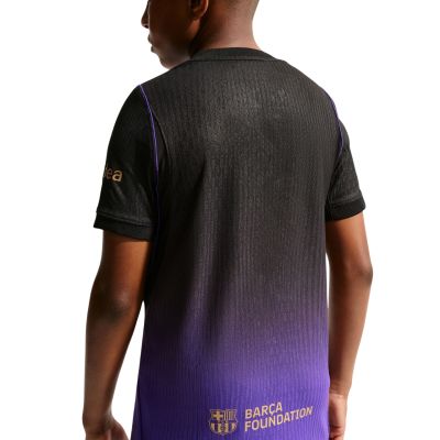 5. Koszulka dla dzieci Nike FC Barcelona 2026/27 Match Away czarno-fioletowa II1852 505