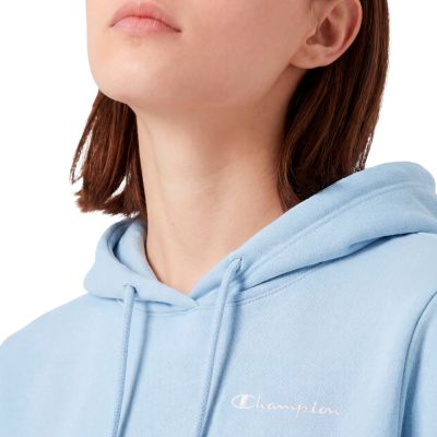 4. Bluza damska Champion Hoodie Sweatshirt błękitna 118404 BS224