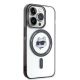4. Etui Karl Lagerfeld IML Choupette's Head MagSafe na iPhone 15 Pro - przezroczyste