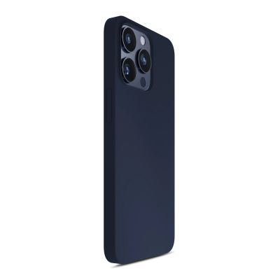 5. Etui 3mk Silicone Case na iPhone 15 Pro - granatowe