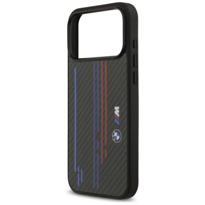 6. Etui BMW M Kevlar Lines & Logo MagSafe na iPhone 17 Pro Max - czarne