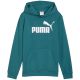 Bluza dla dzieci Puma ESS No.1 Logo Hoodie zielona 684909 41