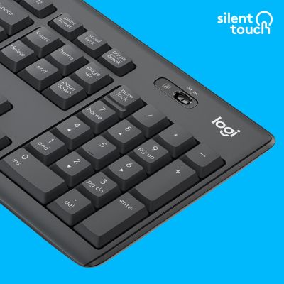 7. Zestaw LOGITECH MK295 US Silent Wireless