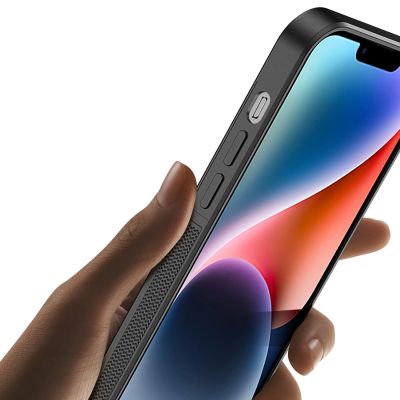 14. Etui portfel Dux Ducis Rafi Mag z podstawką 3w1 do iPhone 15 Plus z MagSafe i blokadą RFID - czarne