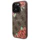 2. Etui Guess 4G Flowers Print MagSafe na iPhone 16 Pro Max 6.9" - brązowe
