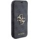 4. Etui Guess 4G Metal Logo na iPhone 15 Pro - szare