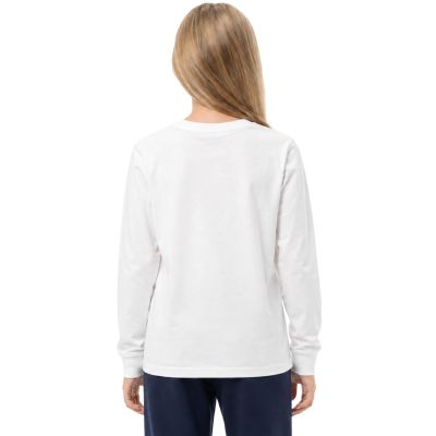 2. Koszulka dla dziewczynki Longsleeve 4F F460 biała 4FJWMM00TLONF460 10S