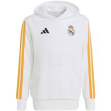 Bluza dla dzieci adidas Real Madrid Kids Hoodie biała KG2953