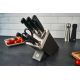 22. Zestaw noży samoostrzących ZWILLING Four Star 35148-507-0 7 elementów szary