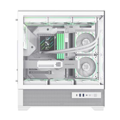 8. GameMax VISTA 2 AW Midi Tower Biały