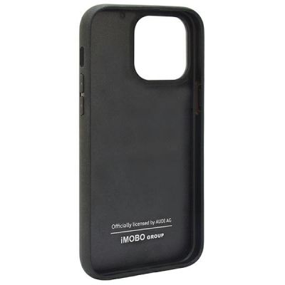 4. Etui Audi Carbon Fiber Stripe na iPhone 14 Pro - czarne