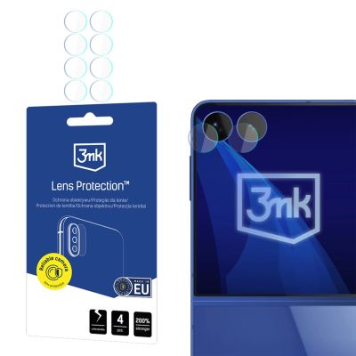 4. Szkło hybrydowe do obiektywu aparatu 3mk Lens Protection™ na Samsung Galaxy Z Flip 8