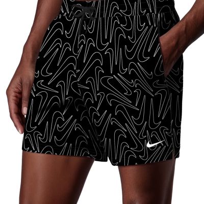 3. Spodenki kąpielowe Nike Breaker Tossed Swoos 5" Volley czarne NESSG572 001