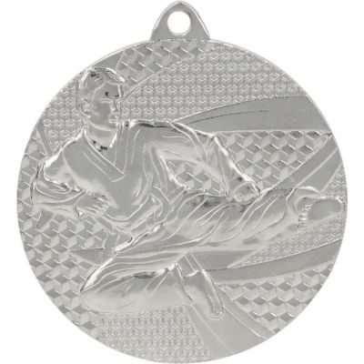 9. Medal srebrny- karate - medal stalowy