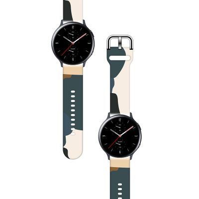 2. Pasek Strap Moro do Samsung Galaxy Watch 45 / 46 / 47 mm silikonowa bransoletka opaska do zegarka - wzór 13