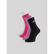 Skarpetki długie (4-pack) dziewczęce 4F 4FJRAW26USOCF1010-91S
