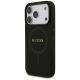 9. Etui Guess Saffiano Classic Logo MagSafe na iPhone 17 Pro - czarne
