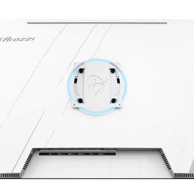 10. Monitor Arozzi Nova 32" z systemem ochrony przed włamaniem (IPS), QHD, format 16:9, odświeżanie 180 Hz, czas reakcji 1 ms, rozdzielczość 2560 x 1440 pikseli, jasność 300 cd/m2, ilość portów HDMI: 2, kolor biały