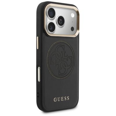 4. Etui Guess Perforated 4G MagSafe na iPhone 17 Pro Max - czarne