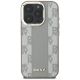 3. Etui DKNY Checkered Pattern Magsafe na iPhone 16 Pro Max - beżowe