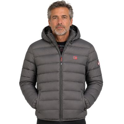 Kurtka męska Geographical Norway AMIGO HOOD DGREY DB MEN 096 (WA1459H/GN-DARK GREY)
