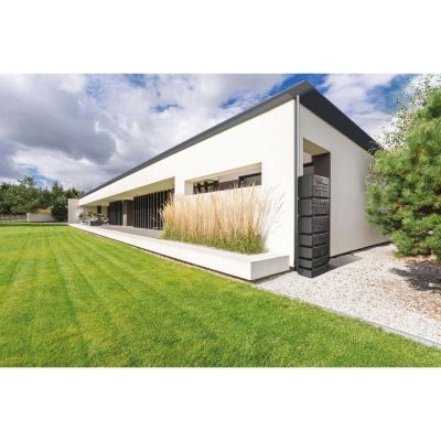 10. ZBIORNIK POJEMNIK NA WODĘ DESZCZÓWKĘ TOWER STONE 350L ANTRACYT