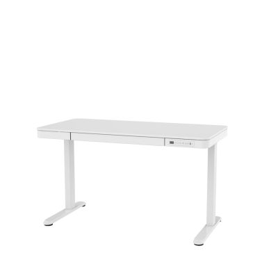 32. Activejet Biurko z elektryczną regulacją wysokości ET119W-C  w kolorze białym. Wymiar blatu 140 x 70 cm.