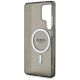 7. Etui Guess Glitter Circle Classic Logo MagSafe do Samsung Galaxy S25 Ultra czarny