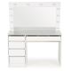 MAKEUP TABLE HOLLYWOODXL 120X55X140CM