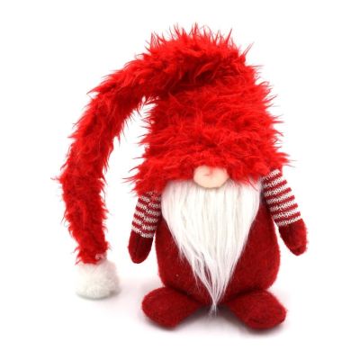 9. SKRZAT GNOM  Z FUTRZANĄ CZAPĄ 64,5CM