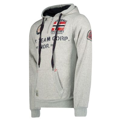 2. Bluza męska Geographical Norway GOPTAINE MEN 100 EO BS2 (WT1885H/GN-LIGHT GREY)