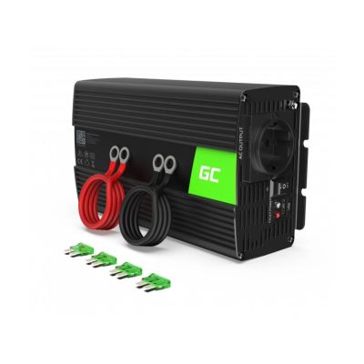 11. GREEN CELL PRZETWORNICA INV09 12V-230V 1000W/2000W CZYSTA SINUSOIDA