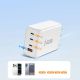 6. Ładowarka sieciowa Tech-Protect NC240W-GaN 4-Porty 240W - biała