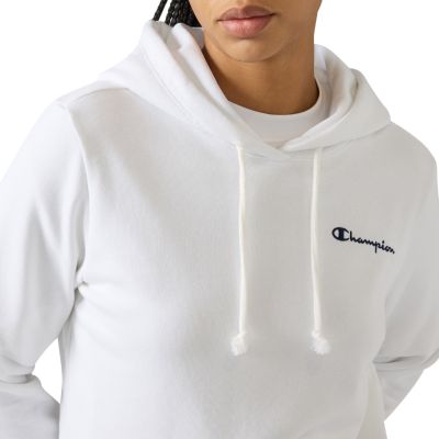 4. Bluza damska Champion Hoodie Sweatshirt biała 118404 WW001