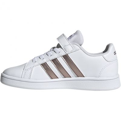 3. Buty adidas Grand Court C Jr EF0107