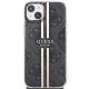 3. Etui Guess IML 4G Gold Stripe na iPhone 15 Plus / 14 Plus - czarne