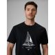 3. T-shirt relaxed z nadrukiem męski 4F 4FRSS26TTSHM3996-20S