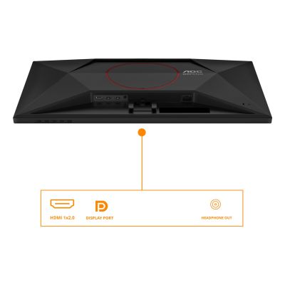 8. Monitor Certyfikat AOC Q27G42ZE 27" IPS Złącze QHD 16:9 260 Hz 1 ms 2560 x 1440 pikseli 300 cd/m2 Ilość portów HDMI: 1 Czarny