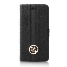 Etui Guess 4G Heritage Book Universal L 4.6" - 5.2" - czarne