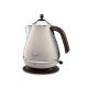9. Czajnik elektryczny DeLonghi Icona Vintage KBOV 2001.BG (2000W 1.7l; kolor kremowy)