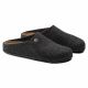 7. Kapcie męskie/damskie Birkenstock Zermatt Cozy Home Anthracite z wełnianego filcu regular szerokie (1014938)