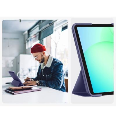 7. Etui TechProtect SmartCase na Samsung Galaxy Tab A9+ / A11+ Plus 11.0 X210 / X215 / X216 / X230 / X235 / X236 - granatowe
