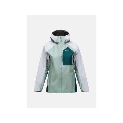 Kurtka damska PEAK PERFORMANCE W Trail Hipe 3L Shell Jacket kolor zielony