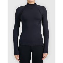 Bezszwowa bielizna narciarska, termoaktywna, z wykończeniem szybkoschnącym - longsleeve damskie 4F4FWAW26USEAF324-20S