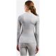 6. Bielizna termoaktywna z długim rękawem Odlo BL TOP crew neck l/s ACTIVE WARM x POW srebrna