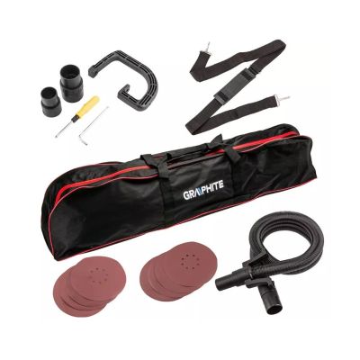 2. Szlifierka do gipsu 600W Graphite tarcza 225mm + torba