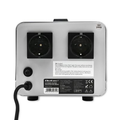 8. Qoltec Automatyczny stabilizator napięcia AVR 2000VA